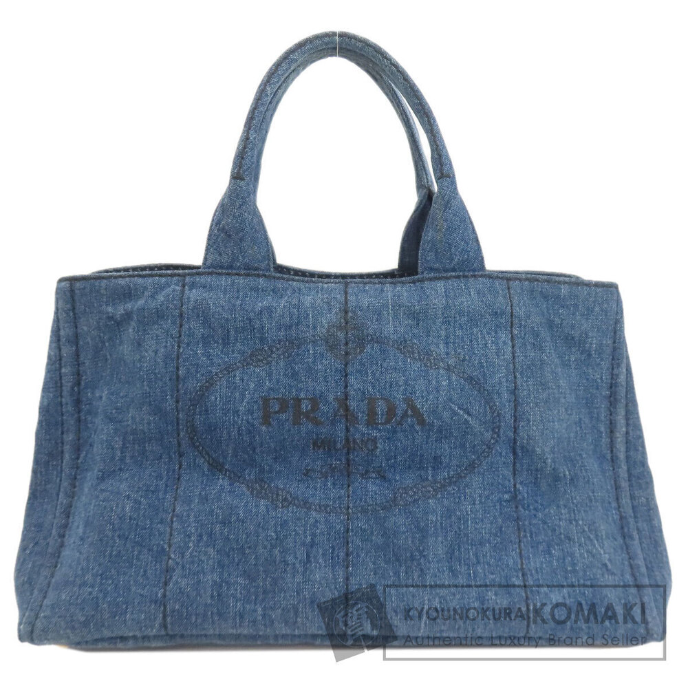 Prada Canapa Handbag Denim